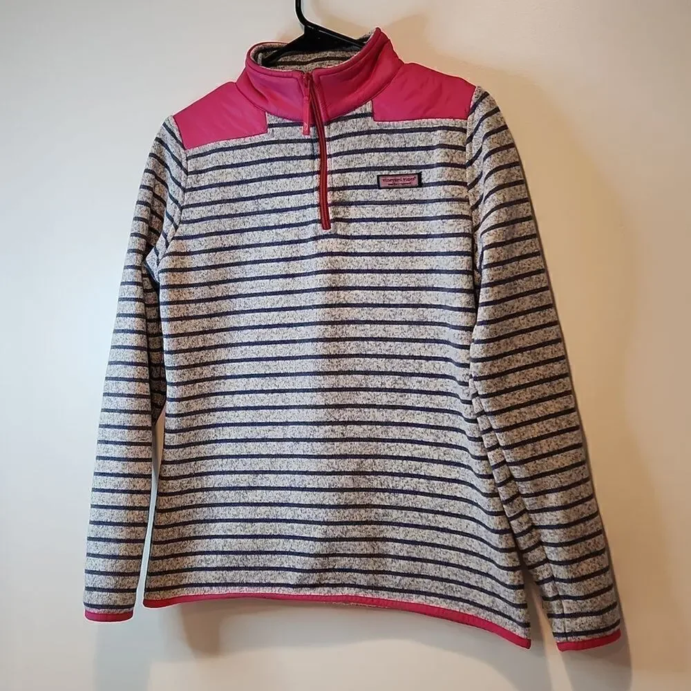 Vineyard Vines Women's 1/4 Zip Pullover Sweater Long Sleeve Size XS STYLE 2K0842 - Picture 3 of 14